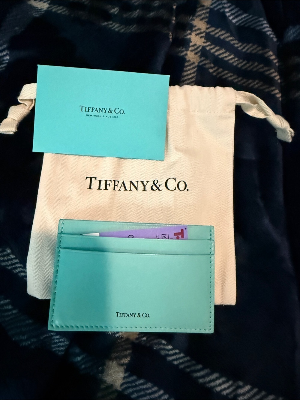 Tiffany & Co. Card Case in Signature Tiffany Blue